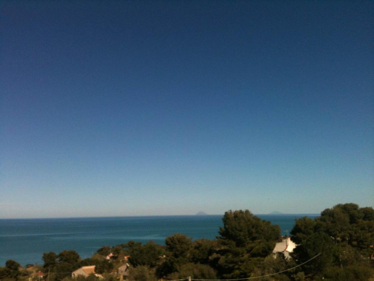 Stanza In Villa Con Giardino Vista Mare Cefalù Extérieur photo