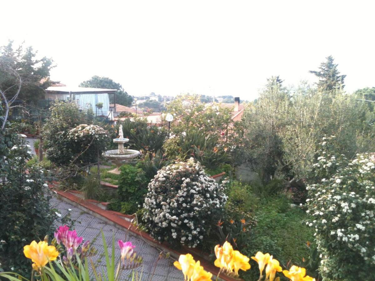 Stanza In Villa Con Giardino Vista Mare Cefalù Extérieur photo