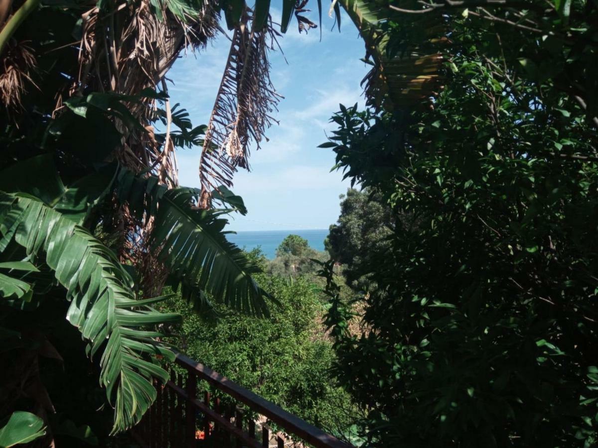Stanza In Villa Con Giardino Vista Mare Cefalù Extérieur photo